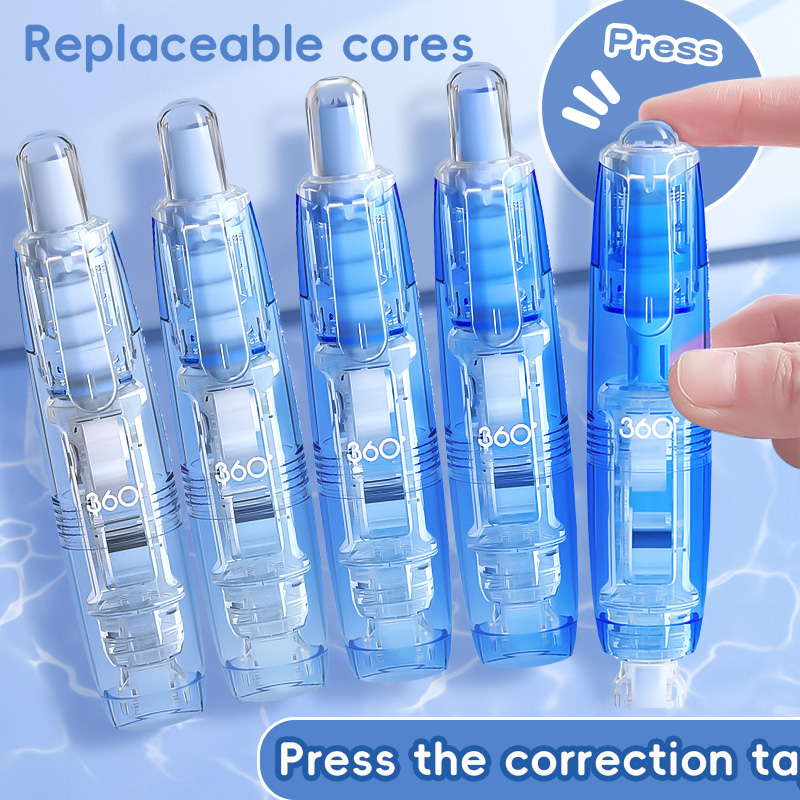 Correction Tape Roller - 5 Pita Koreksi Berukuran Besar, Isi