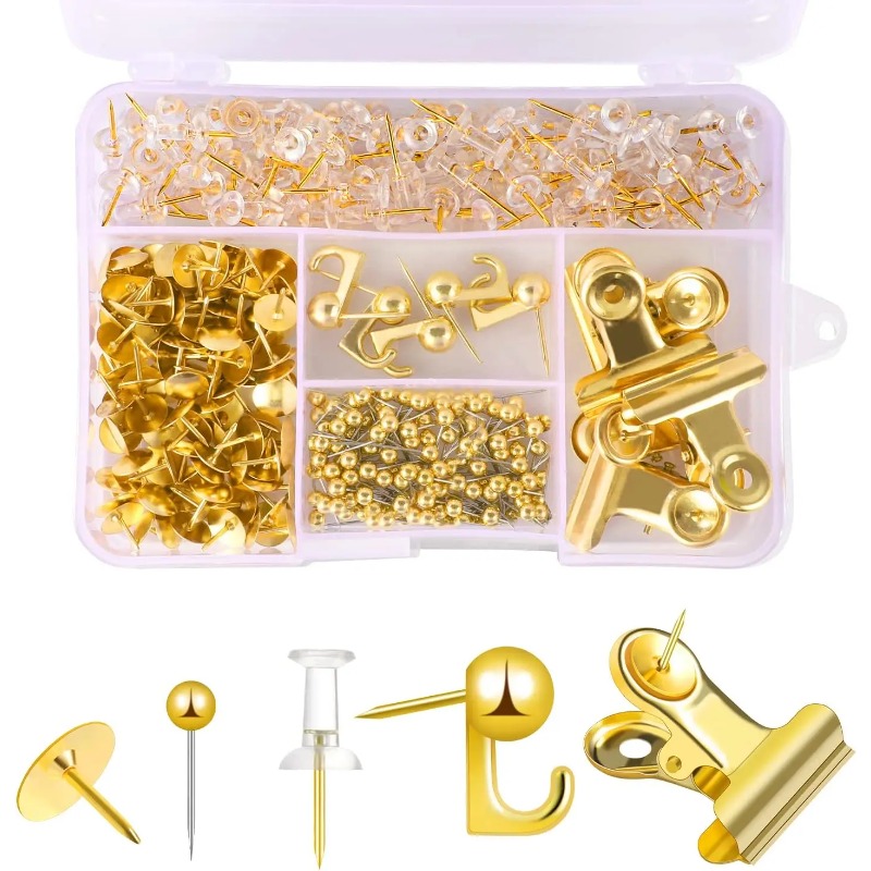 Set pin dorong 310 buah klip k - Binder Clip Assorted ulasan dan harga