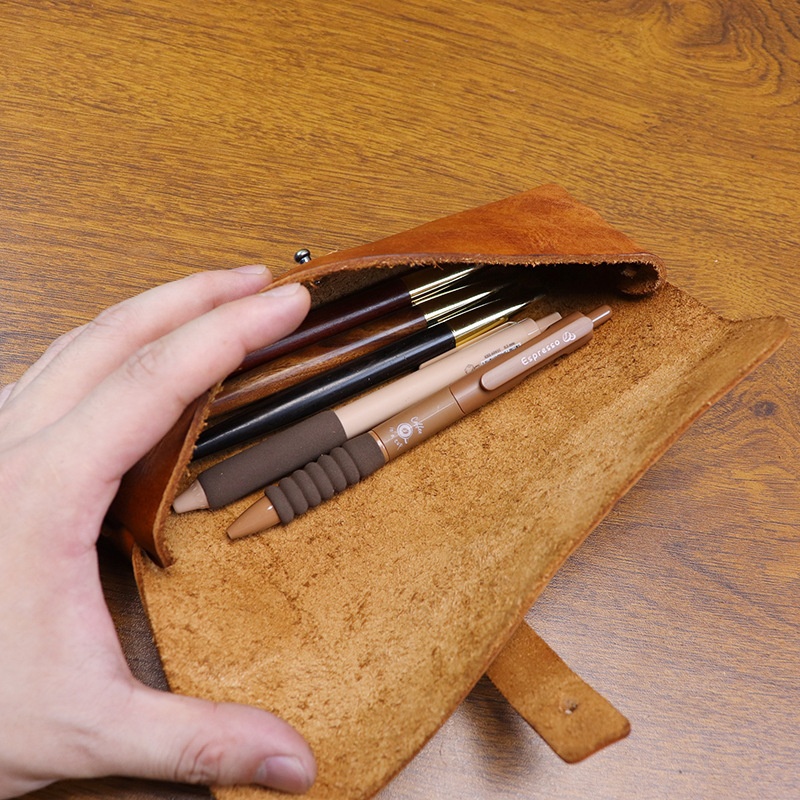 Dompet Panjang Kulit Sawo Mata - Tan Stationery & Office Supply ulasan dan harga
