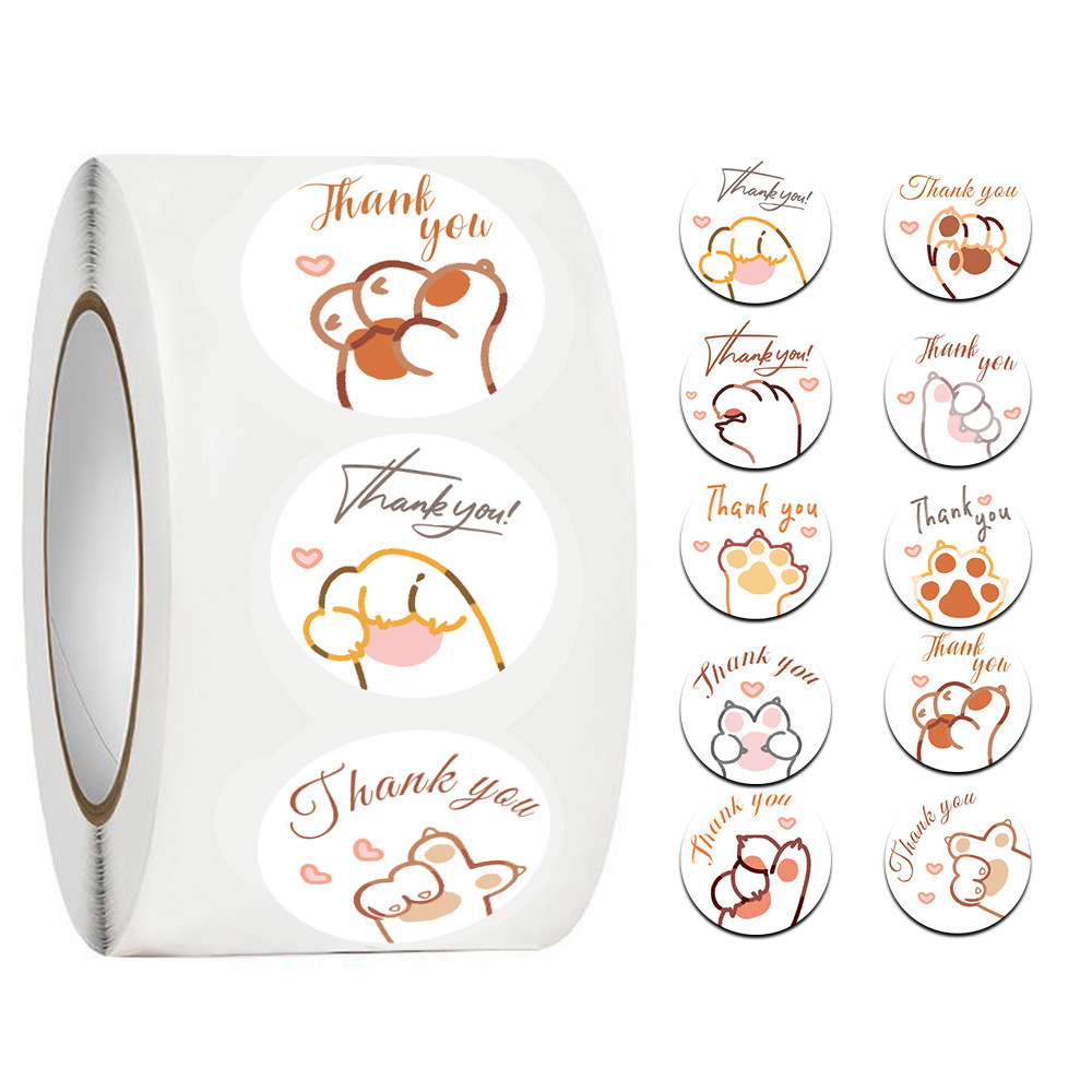 JCAC 500pcs/roll Stiker Terima - Sticker Label Roll ulasan dan harga