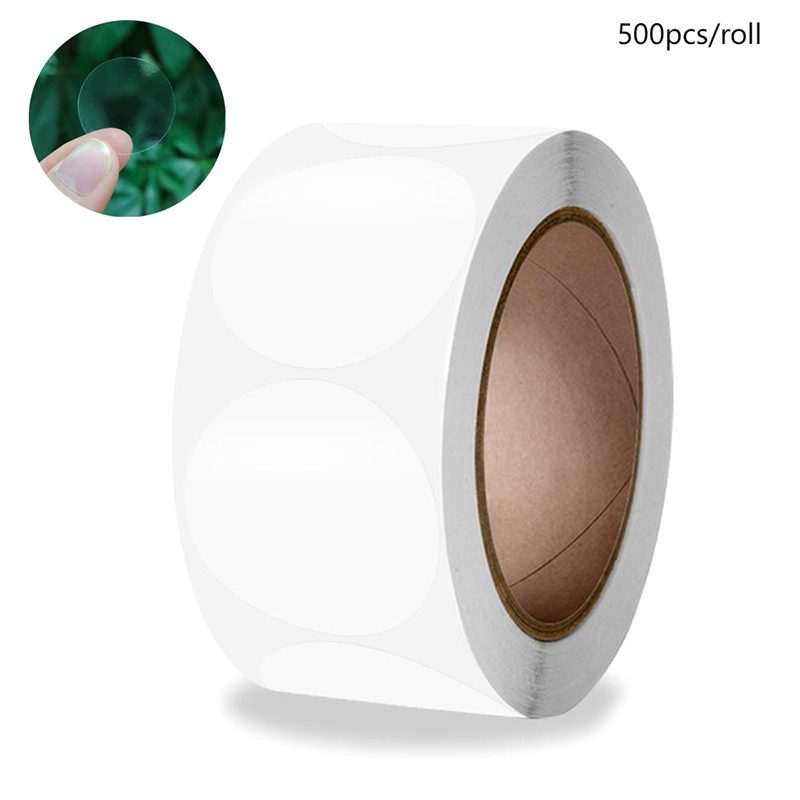 500pcs/roll Stiker Transparan  - Sticker Label Roll ulasan dan harga
